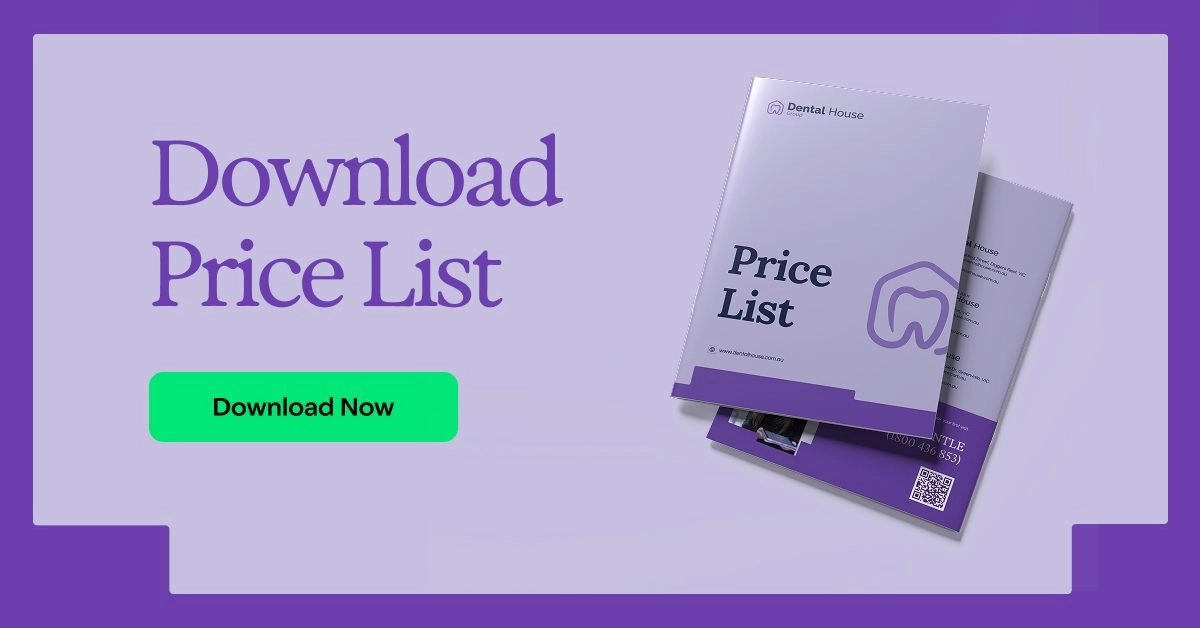 Dental House Group Pricelist Horizontal